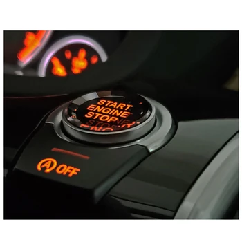 Bilens MOTOR START-STOP-knapperne styling sæt Dækslet til BMW E Chassis E90 E91 E92 E93 E60 E84 E83 E70 E70 E71, E72