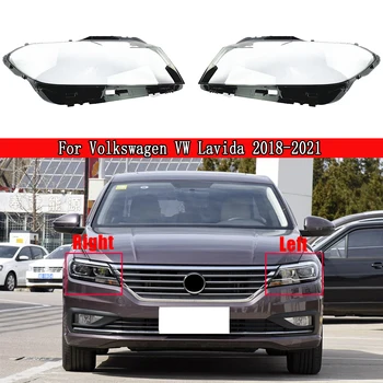 Bilforlygte Shell lampeskærm Gennemsigtigt låg Forlygte Glas, Forlygte linsedækslet For Volkswagen VW Lavida 2018~2021