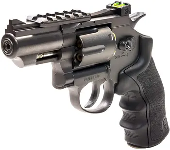 Black Ops Exterminator 2,5 Tommer Revolver Full Metal CO2-BB/Pellet Gun - Skyde .177 BBs eller Pellets Metal dekorative væg yrelsen