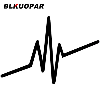 BLKUOPAR for Frekvens Musik Puls Bil Klistermærker Graffiti Vinyl Decal Vandtæt Personlighed Okklusion Bunden Bil Døren Protector