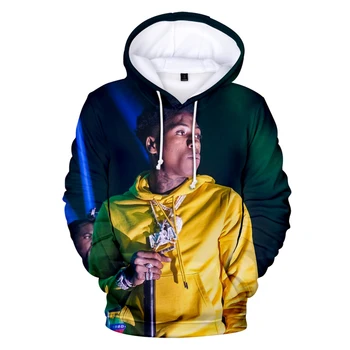 Blueface Print Hip-Hop Rap Trendy Fashion Street Sweatshirt 3D-Hætteklædte Mænd/Kvinder Afslappet Behagelig Mænds Store Hættetrøje