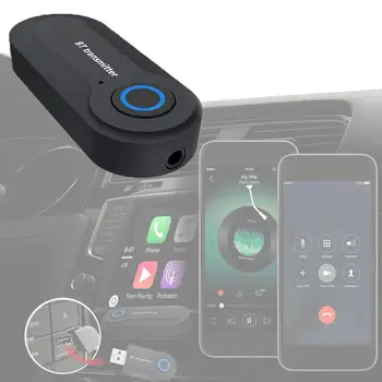 Bluetooth 4.0 Audio Receiver Transmitter Mini Stereo Bluetooth Senderen USB-3,5 mm Jack For PC-bilsæt med Trådløs Adapter