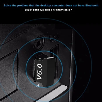 Bluetooth 4.0-USB-Adapter Dongle Musik Modtager Senderen Til Stationære Computer, Bærbare