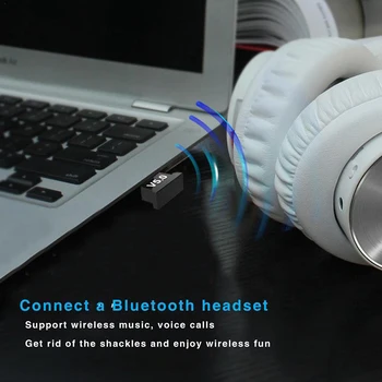 Bluetooth 4.0-USB-Adapter Dongle Musik Modtager Senderen Til Stationære Computer, Bærbare