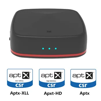 Bluetooth-5.0 Aptx HD-lav latency Musik Toslink SPDIF RCA Aux-Sender-Modtager A2DP Wireless home stereo audio TV-Adapter