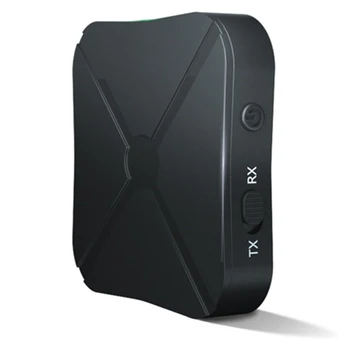 Bluetooth-5.0 Audio Receiver Transmitter 3,5 mm AUX-Stik, USB Stereo Musik Wireless Audio Adapter til TV, PC Bil Hovedtelefon