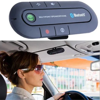 Bluetooth Car Kit Højttaler Trådløse EDR Bluetooth-Modtager Håndfri-Multipunkt-Højttaler MP3-musikafspiller solskærm Adapter