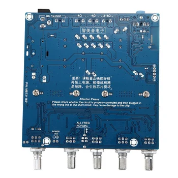 Bluetooth-Forstærker TPA3116D2 2.1 Subwoofer Forstærker, Digital o Board 50Wx2+100W HIFI Diskant-Bas-Højttaler til Hjemmet
