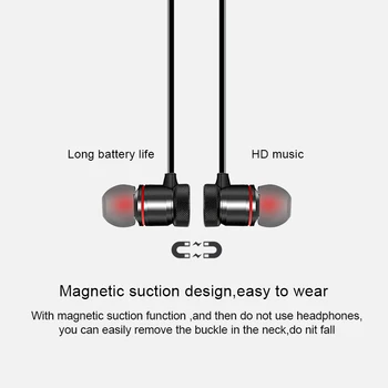 Bluetooth Hovedtelefon 5.0 Trådløse Headset Stereo Hovedtelefoner Sport Magnetiske Øretelefoner til Xiaomi 7 8 9 Redmi Note 7 8 K30 K20 Pro