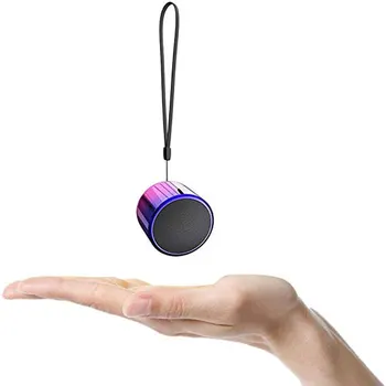 Bluetooth Højttaler 5.0 Dosmix Wireless Pocket stereohøjttalere med 5W Stor Lyd 2-Timers Spilletid,Android, iOS Højttalere til iPhone