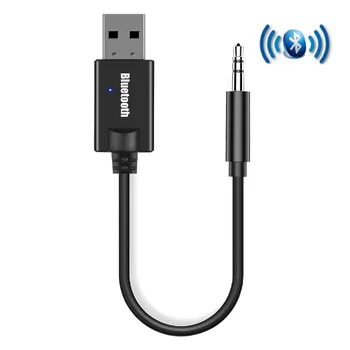 Bluetooth-Modtager Car Kit Mini-USB-3,5 MM Jack AUX Audio Auto MP3 Musik Dongle-Adapter til Trådløst Tastatur FM-Radio Højttaler