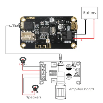 Bluetooth-Modul MP3 Dekoder yrelsen 4.2 DIY Højttaler Audio Forstærker yrelsen Ændret Trådløs Bil Audio