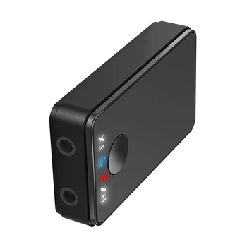 Bluetooth-V5.0-Sender-Modtager til TV, PC, 2-i-1 Wireless 3,5 mm Adapter (Par med Bluetooth-Hovedtelefoner)