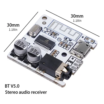 Bluetooth5.0 JL6925A Musik i Stereo 3,5 mm DIY Bil Bluetooth Audio Receiver WAV, FLAC, APE MP3 Lossless Afkodning Stereo-Output