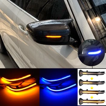 Blå Dynamisk LED-blinklys Lys Blinker For BMW G38 G12 G20 G30 G31 G32 G14 G15 G16 G11 G12 M5 F90 5 6 7 8 3-Serie 2016 2019