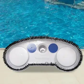 Blå Fremragende Swimmingpool Gulv Børste Hovedet Let Pool Cleaner sugehøjde Aftagelig til Køkken