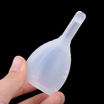 Blød Menstruation Silikone Periode Cup til Feminin Hygiejne Genpåfyldelige Flasker 3 Størrelser