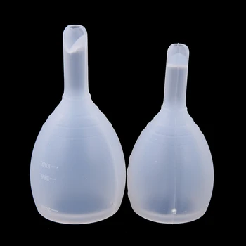 Blød Menstruation Silikone Periode Cup til Feminin Hygiejne Genpåfyldelige Flasker 3 Størrelser