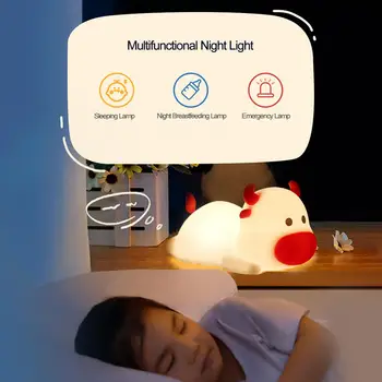 Blød Natten Lys Søde Planteskole-Lampe USB-Varmt Lys Nightlight Baby Gaver