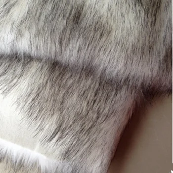 Bløde Satin Fox Uld DIY Mode Tøjet Materiale Topper Farvet Imiteret Pels Stof, Dekoration Pels