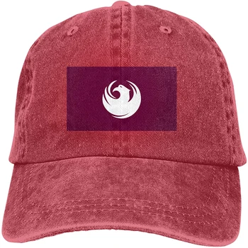 Blødt mode Flag Phoenix Hat Gave Far Hat Trucker Hat, Cowboy Hat