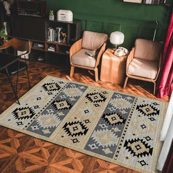Bohemia persisk Stil Tæpper, Non-Slip Tæppe til Stue, Soveværelse Rektangel Område Tæpper Boho Marokko Etniske Tapis Måtter