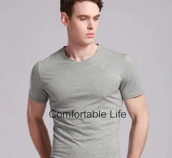 Bomuld T-Shirt Herre Nyt Mærke Rund Hals Solid Ren Farve Korte Ærmer Mænd T-Shirt 2021 Størrelsen XS-3XL Top t-Shirts Til mænd