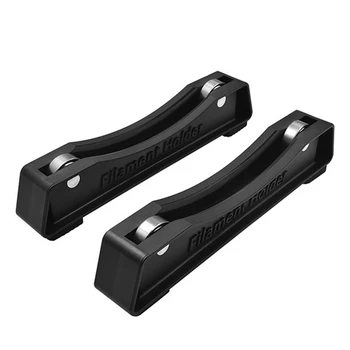 Bordplade Filament Spool Holder Materiale Hylder Forsyninger Fast Sæde for ABS PLA 3D-Print Materiale Rack Skuffe Sort