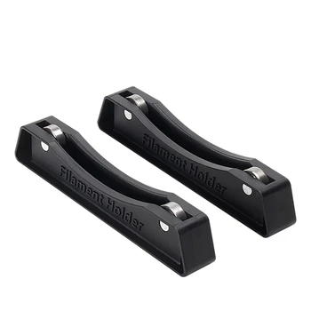 Bordplade Filament Spool Holder Materiale Hylder Forsyninger Fast Sæde for ABS PLA 3D-Print Materiale Rack Skuffe Sort