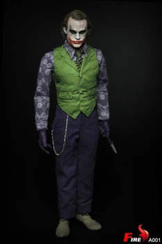 BRAND A001 1/6 Bat Joker Action Figur Komplet Sæt Hoved, Krop, Tøj, Tilbehør