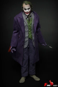 BRAND A001 1/6 Bat Joker Action Figur Komplet Sæt Hoved, Krop, Tøj, Tilbehør