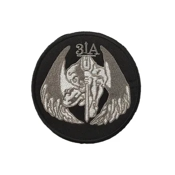 Broderi HOOK&LOOP angel patch hær tegnefilm patches til taske hat badges applique patches til tøj HA-2449