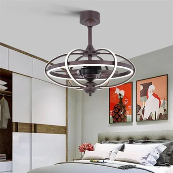 BROTHER Moderne Loft Ventilator Lys Og Med Fjernbetjening Fan Belysning til Hjemmet Spisestue, Soveværelse Restaurant