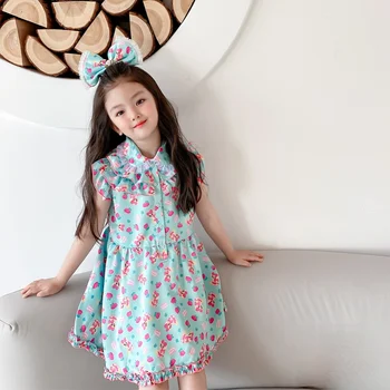 Brugerdefineret Piger Dress Sommeren Super-Smukke Børn i Japan Lolita Børn er Falsk, To Dessert Kage Kjole, Blomst Pige Kjoler