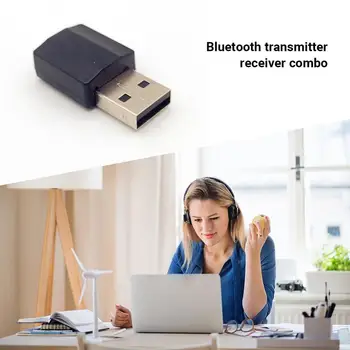 BT600 2 i 1 Trådløs Bluetooth Hands-free 5.0 Transmitter Receiver Mini Bærbare 3,5 mm AUX Wireless Audio Adapter Til TV, PC Bil