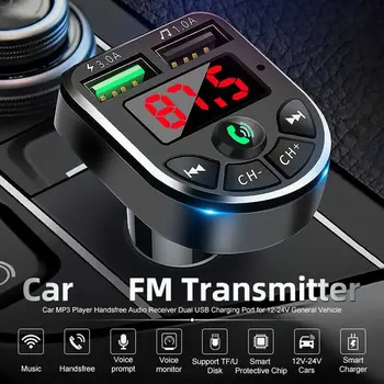 Bte5 Bil Mp3 Bluetooth håndfri Mobiltelefon Bil Bluetooth-Afspiller Bil Musik-Kort Fm-Modtager