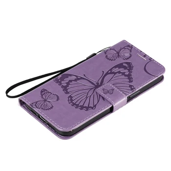 Butterfly Tegnebog Flip-Case Etui Til Moto G2 G4 Spille G5 G5S G6 G7-landene Plus G8-Power Lite G9 Plus Edge Plus Card Holder Læder Cover