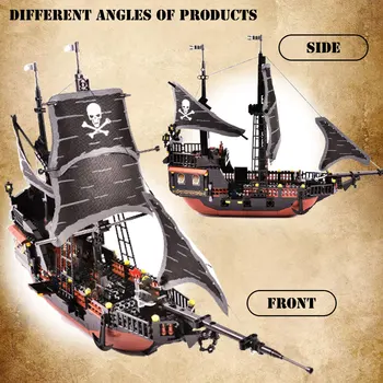 BZDA Pirates oF The Caribbean-Serien Pirat Skib Model byggesten Filmens Eventyr Tal Mursten Kids Legetøj Drenge Legetøj Gaver