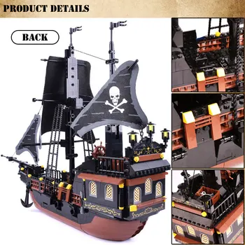 BZDA Pirates oF The Caribbean-Serien Pirat Skib Model byggesten Filmens Eventyr Tal Mursten Kids Legetøj Drenge Legetøj Gaver