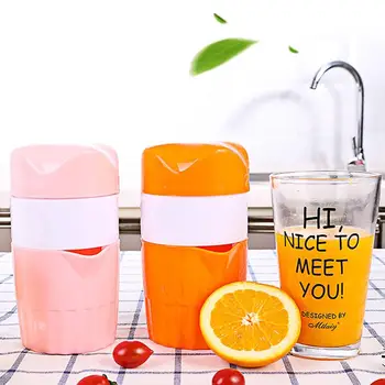 Bærbare 300ml Manuel Citron Saftpresser Orange, Citrus Squeezer Frugt Og CupLarge Kapacitet til Hjemmet Sund Hånd Citron Juicer