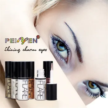 Bærbare 5 Farver Lange Varig Metallisk Skinnende Smoky Eyes Eyeshadow Vandtæt Glitter Let At Makeup Professionel Øje Glitre