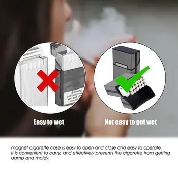 Bærbare Cigaretter Slanke Aluminium Cigaret Sag Cigartobak Holder Max Storage Container Rygning Tilbehør