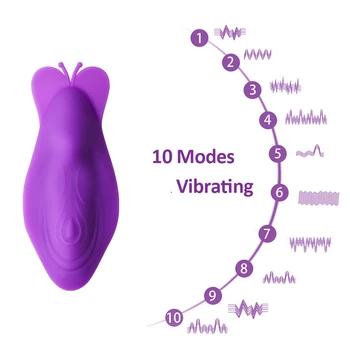 Bærbare Dildo Vibrator til Kvinder Klitoris Stimulator Sex Legetøj til Par Vibrerende Trusser Remote APP Styring 10 Speed Sex Shop