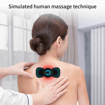 Bærbare Elektriske Hals Muskel Stimulator Mini Tilbage Hals Talje Træner Mave ABS Stimulator Fitness Krop Slankende Massager