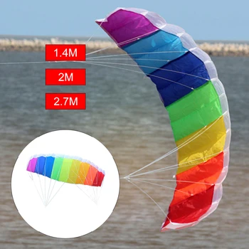 Bærbare Kitesurfing Trainer Kite, Voksne, Ældre, Børn, Beach Sommer Stunt Power Kites Flyver Fløj Uden Legetøj Sport Spil