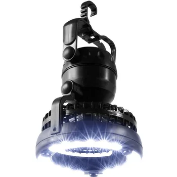 Bærbare LED Camping Lanterne Med 18 LED Lommelygte, Loft Ventilator Til Udendørs Vandreture Fiskeri Udfald Og Nødsituationer Telt Dropship