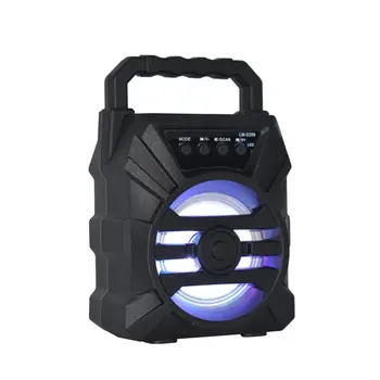 Bærbare Mini Wireless Speaker-Kort Subwoofer Kreative Hjem Desktop Lille Størrelse Og Kraftfuld Lyd, Lang Batterilevetid Højttaler