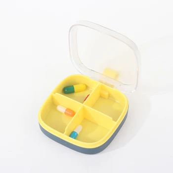 Bærbare Pille Boks Rejse Pille Tilfælde Medicin Max Travel Weekly Medicin Sundhed Rejse Sag Holder Mini Søde Plastik Pill Box