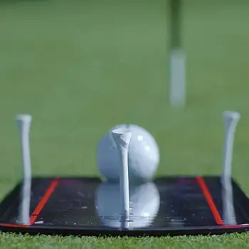 Bærbare Praksis, Golf Putting Alignment Mirror Golf Tilbehør Uddannelsesstøtte Svinge Putteren Kropsholdning Corrector