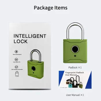 Bærbare Smart Fingeraftryk Lås Elektrisk Biometriske Låse USB-Genopladelige IP65 Vandtæt TUYA app udskiftelige silikone cover